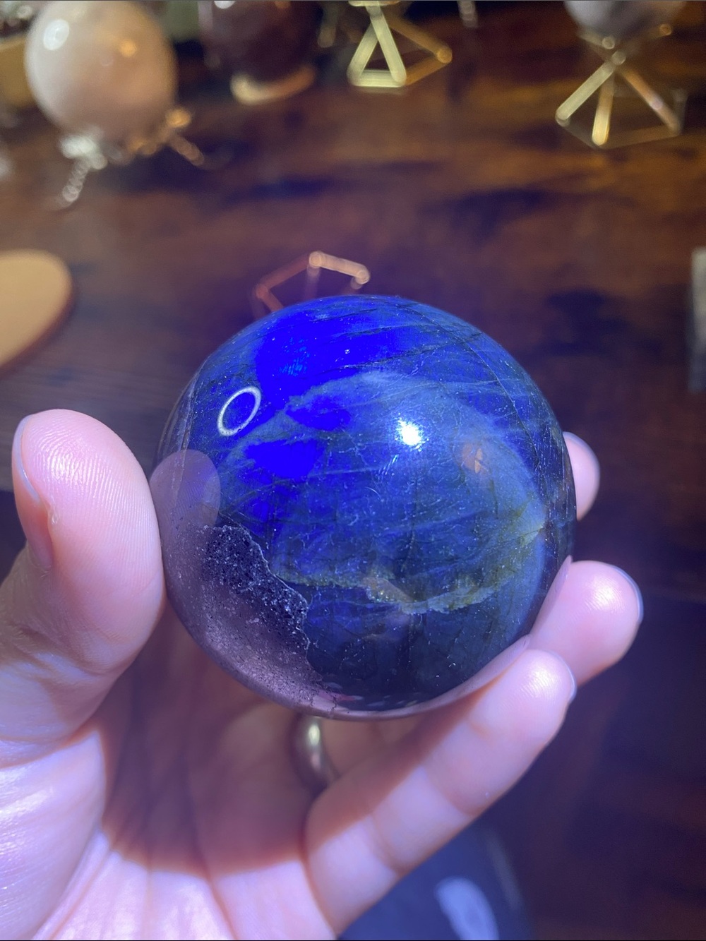 Labradorite Sphere - Picture 12 of 15